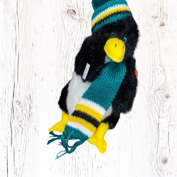 Ty Attic Treasures Waddlesworth the Penguin 8" Plush Beanie Baby 1993 With Tags - Picture 1 of 6